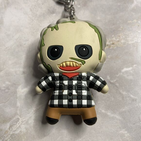 New Horror Properties Figural Bag Clip Series 5 Beetlejuice Figure Halloween - Picture 3 of 6
